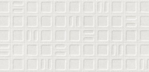 Белая плитка под мозаику Gravel Square White 40x120