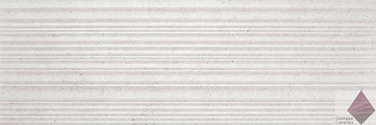 Белая плитка рельефная Rocersa Muse Relieves White 40x120