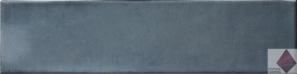 Глянцевая плитка под кирпичик Cifre Omnia Blue 7.5x30
