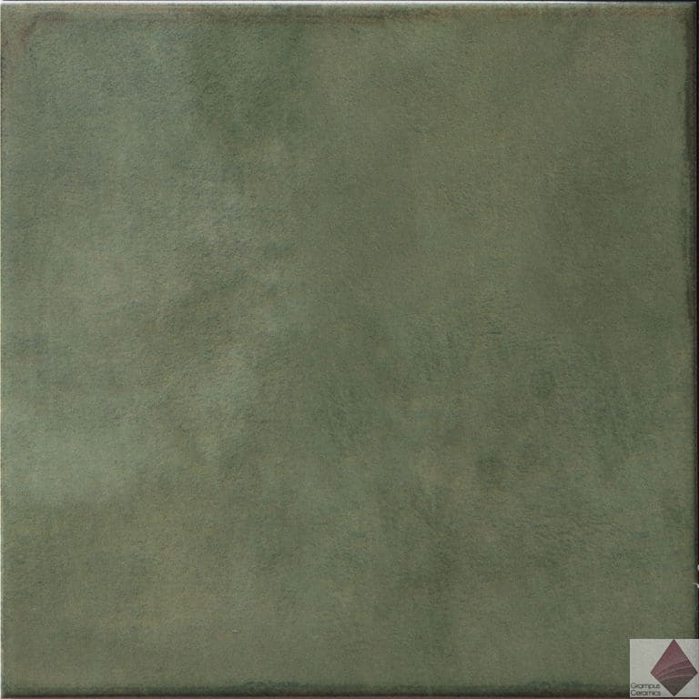 Зеленая глянцевая плитка Cifre Omnia Green 12.5x12.5