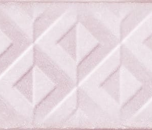 Розовая плитка кабанчик Cifre Drop Relieve Pink 7.5x30