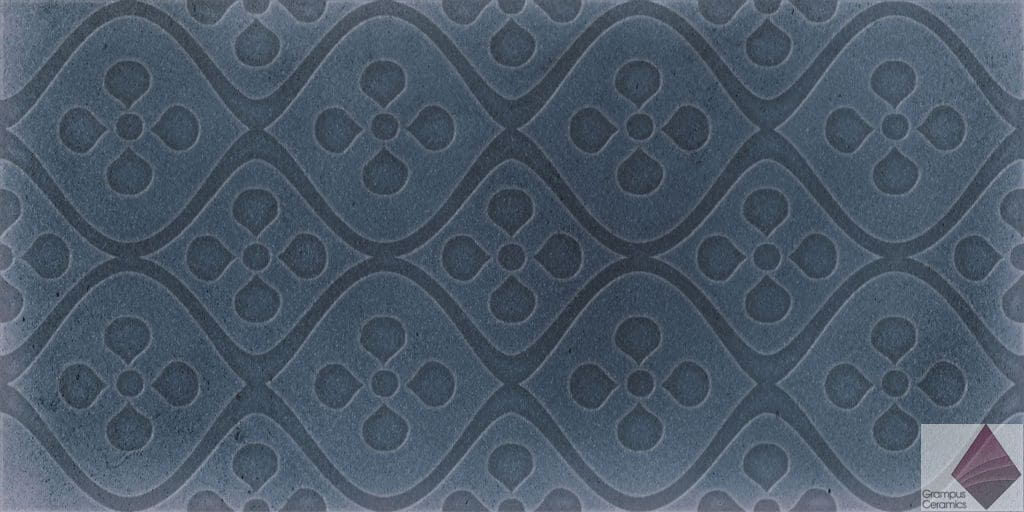 Синяя плитка кабанчик Cifre Sonora Decor Marine 7.5x15
