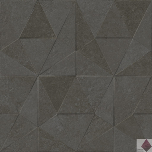 Черная плитка геометрия для стен Porcelanosa Thao Verbier Dark 59.6x59.6