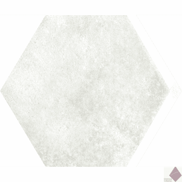 Белая плитка сотами Monopole Pompeia Blanco 20x24