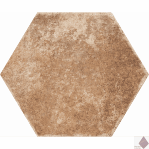 Коричневая шестиугольная плитка Monopole Pompeia Marron 20x24