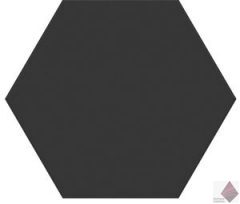 Чёрная плитка шестигранник Opal Negro 28.5x33