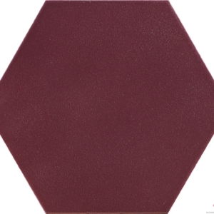 Бордовая плитка шестигранник Mayfair Hex Grana 19.8x22.8