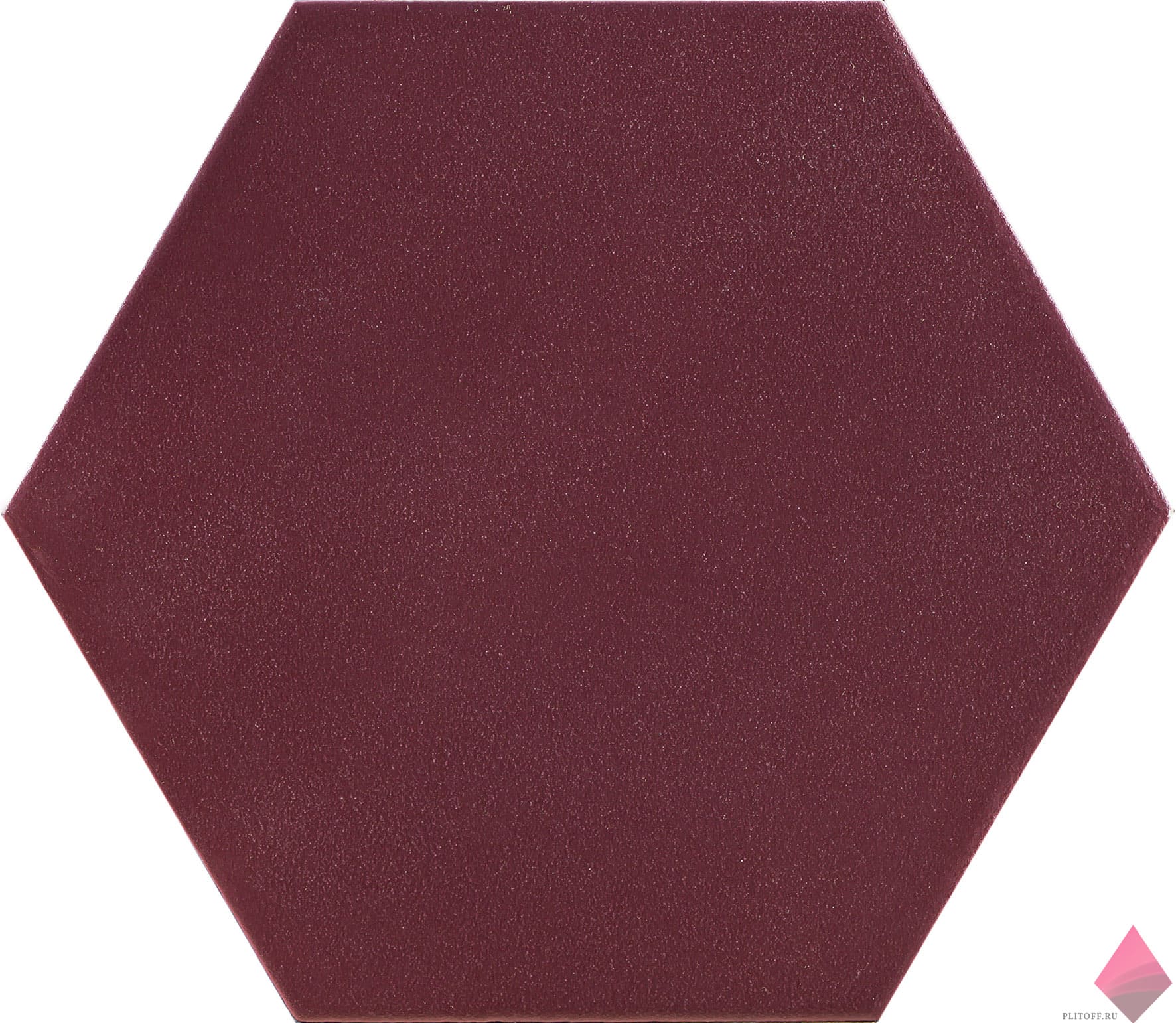 Бордовая плитка шестигранник Mayfair Hex Grana 19.8x22.8