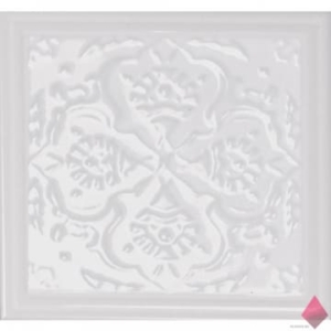 Белая рельефная плитка Monopole Armonia C Blanco 15x15