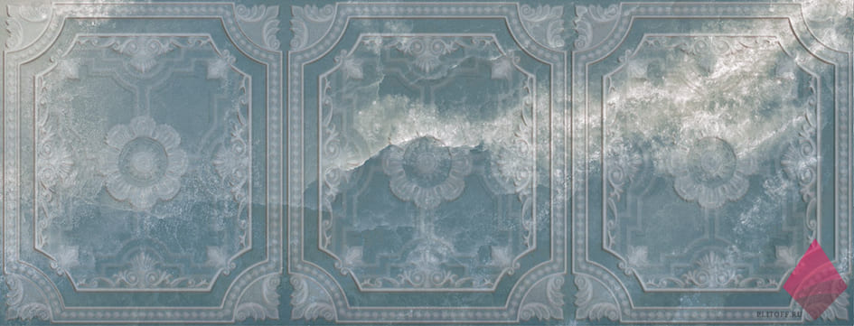 Рельефная плитка настенная Aparici Magma Emerald Nova 44.63x119.3