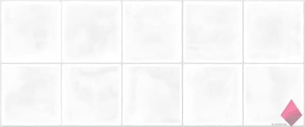 Белая глянцевая плитка под квадраты Gracia Ceramica Mango white square wall 01 25x60