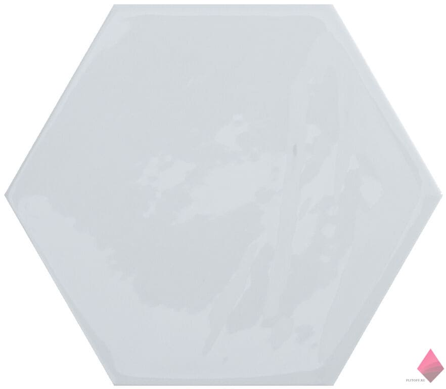 Cifre Kane Hexagon White 16x18