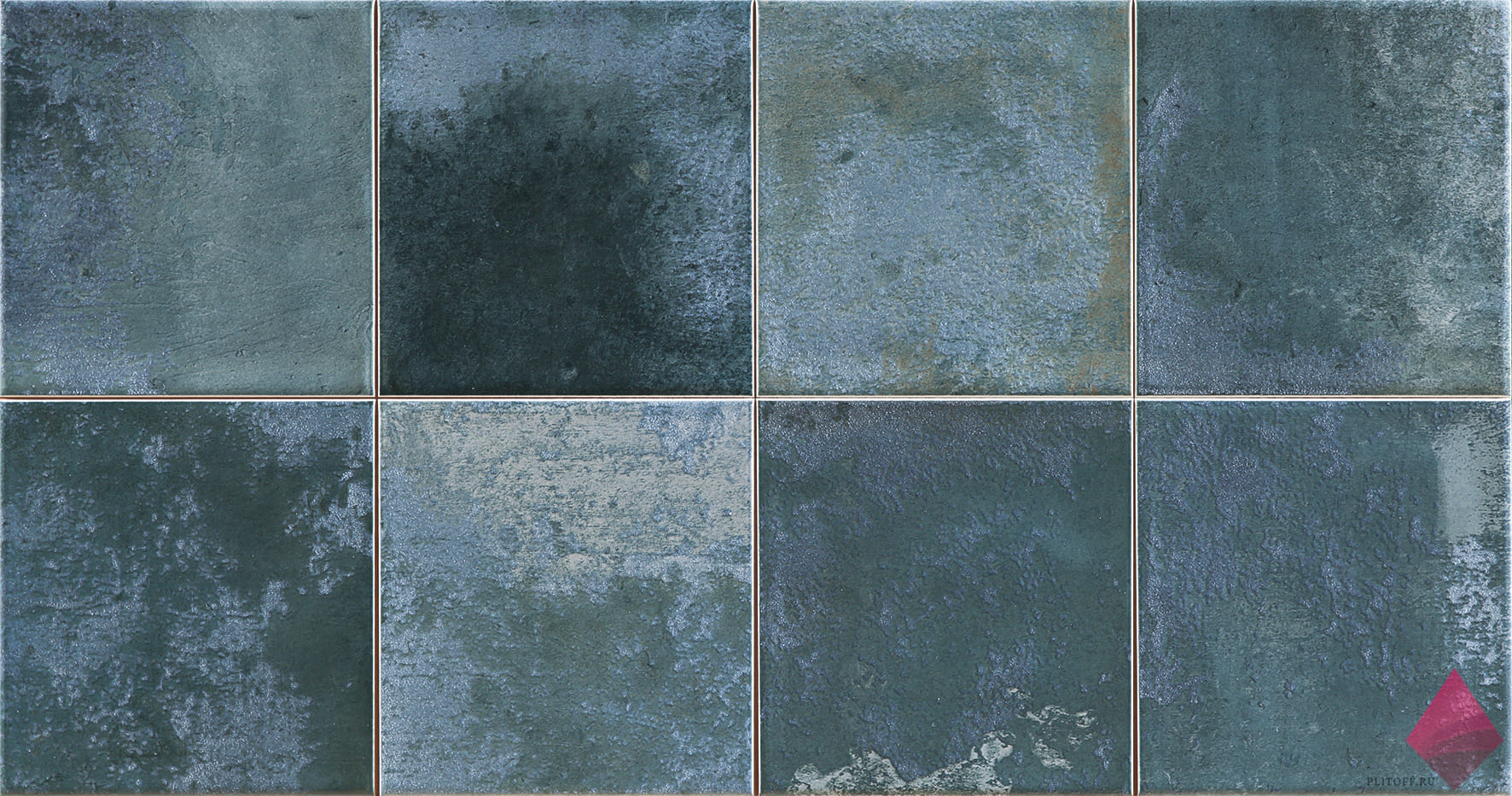Синяя глянцевая плитка Pre.Artisan Azul 31.6x60