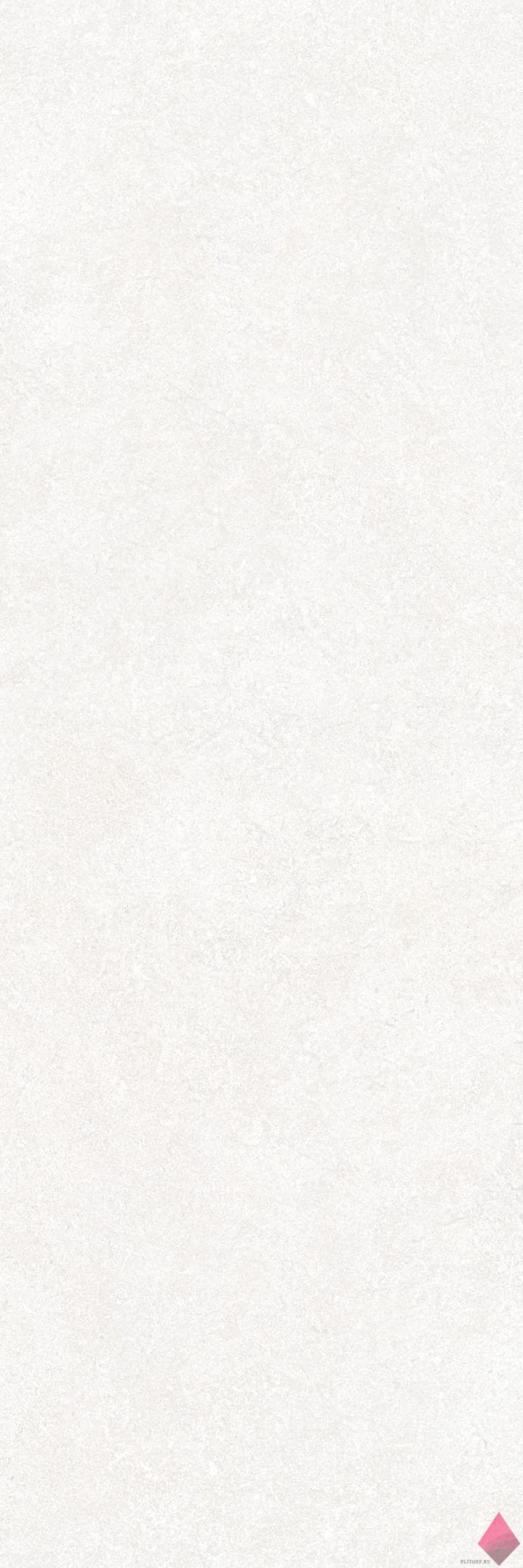 Белая настенная плитка Керамин Флокк-Р 7 30х90