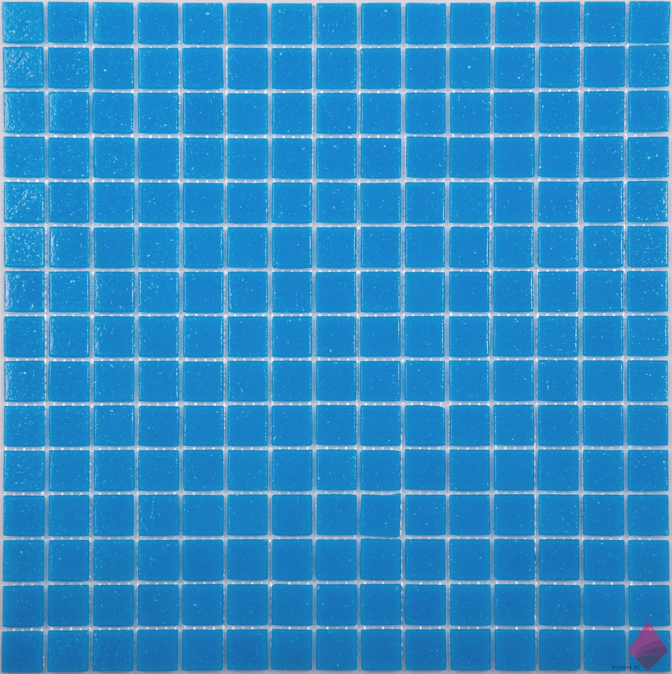 Голубая мозаика из стекла Econom AB02 32.7x32.7