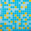 Желто-голубая мозаика MIX10 NSmosaic 32.7X32.7