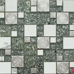 Мозаика из стекла и металла MS-620 30x30 NSmosaic
