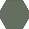 Зеленая плитка соты Codicer Basic Moss Hex 22x25