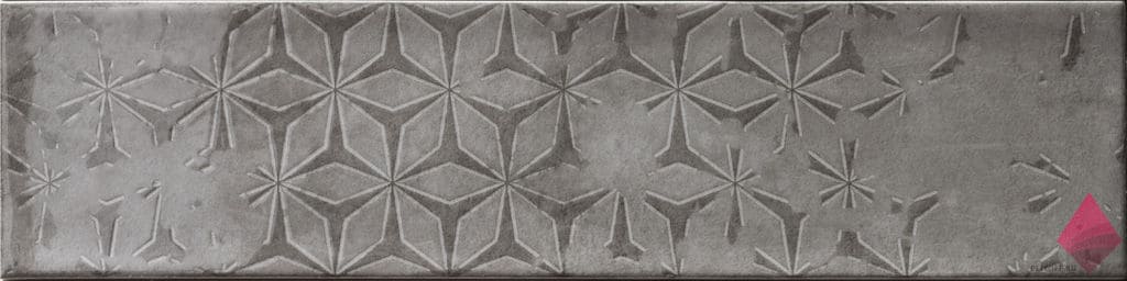 Плитка рельефная Cifre Decor Omnia Grey 7.5x30