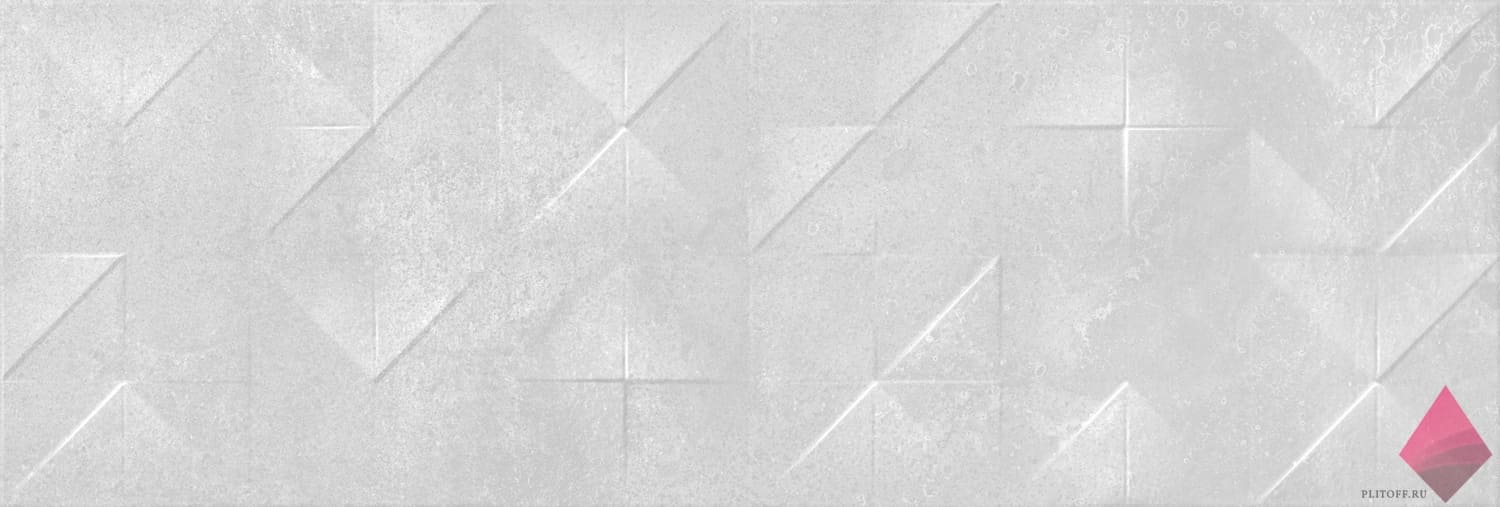 Рельефная плитка Gracia Origami grey wall 02 30x90