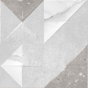 Настенная плитка терраццо Gracia Origami grey wall 03 30x90