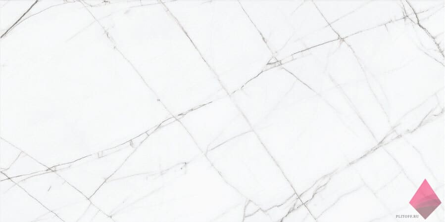 Белая плитка под мрамор Simpolo CRV-3144 60x120