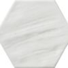 Белая плитка шестигранник Ecoceramic Chiara Blanco 20x24