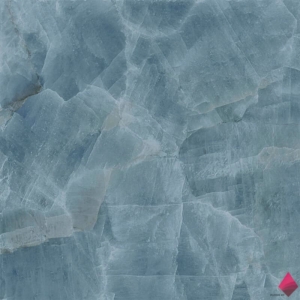 Синяя глянцевая плитка Geotiles Frozen Blue 60x120