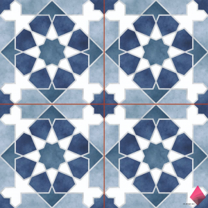 Голубая плитка для пола