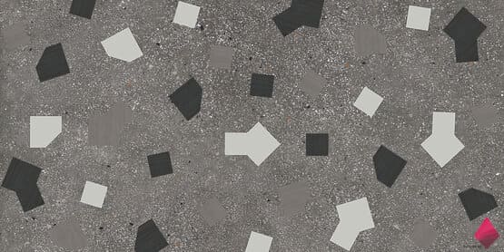 Черная плитка под бетон Ape Ama Ricetta Graphite 60x120