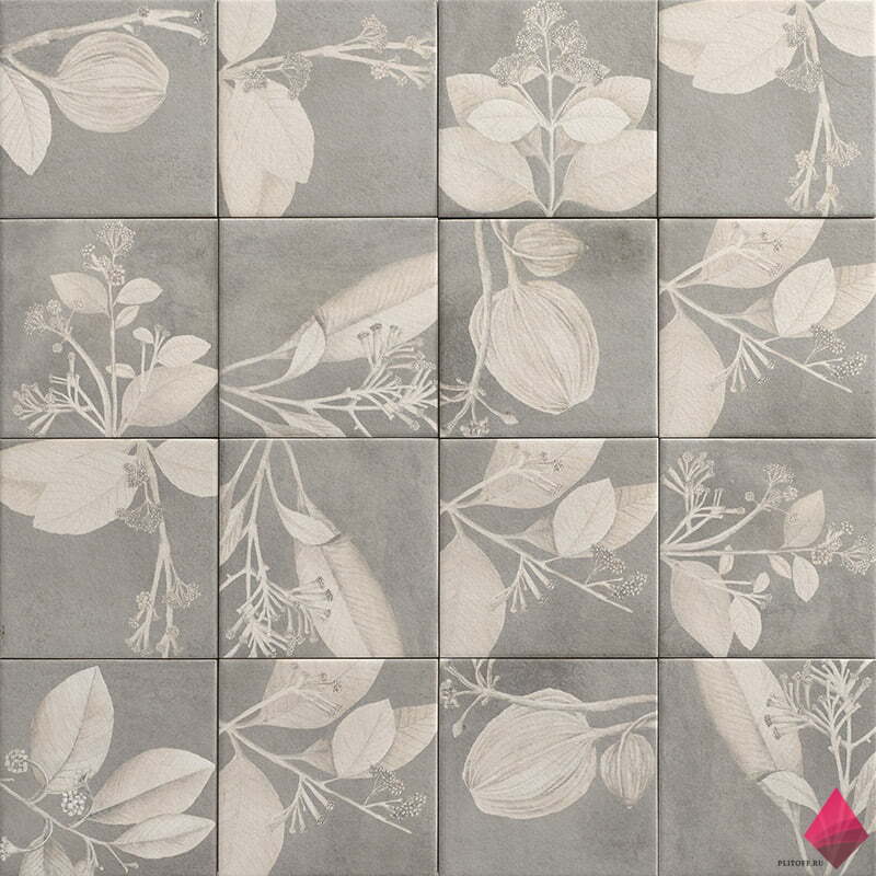 Плитка с цветами Mainzu Soft Kamelia Grey