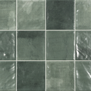 Зеленая глянцевая плитка