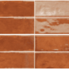 оранжевая плитка под кирпич