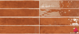 оранжевая плитка под кирпич