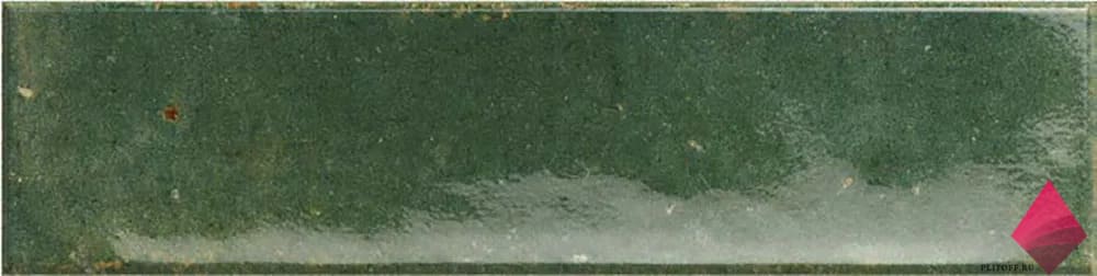 Зеленая плитка под кирпич 7.5х30