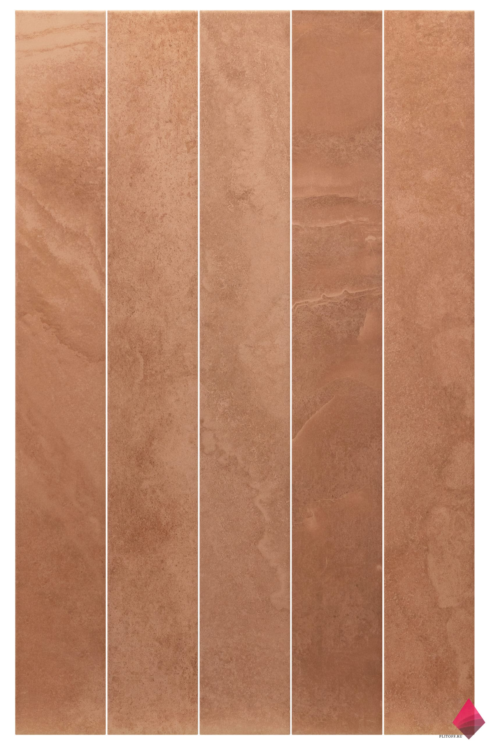 Marmoris Cotto 7.5×60 Коричневая плитка под кирпич для пола