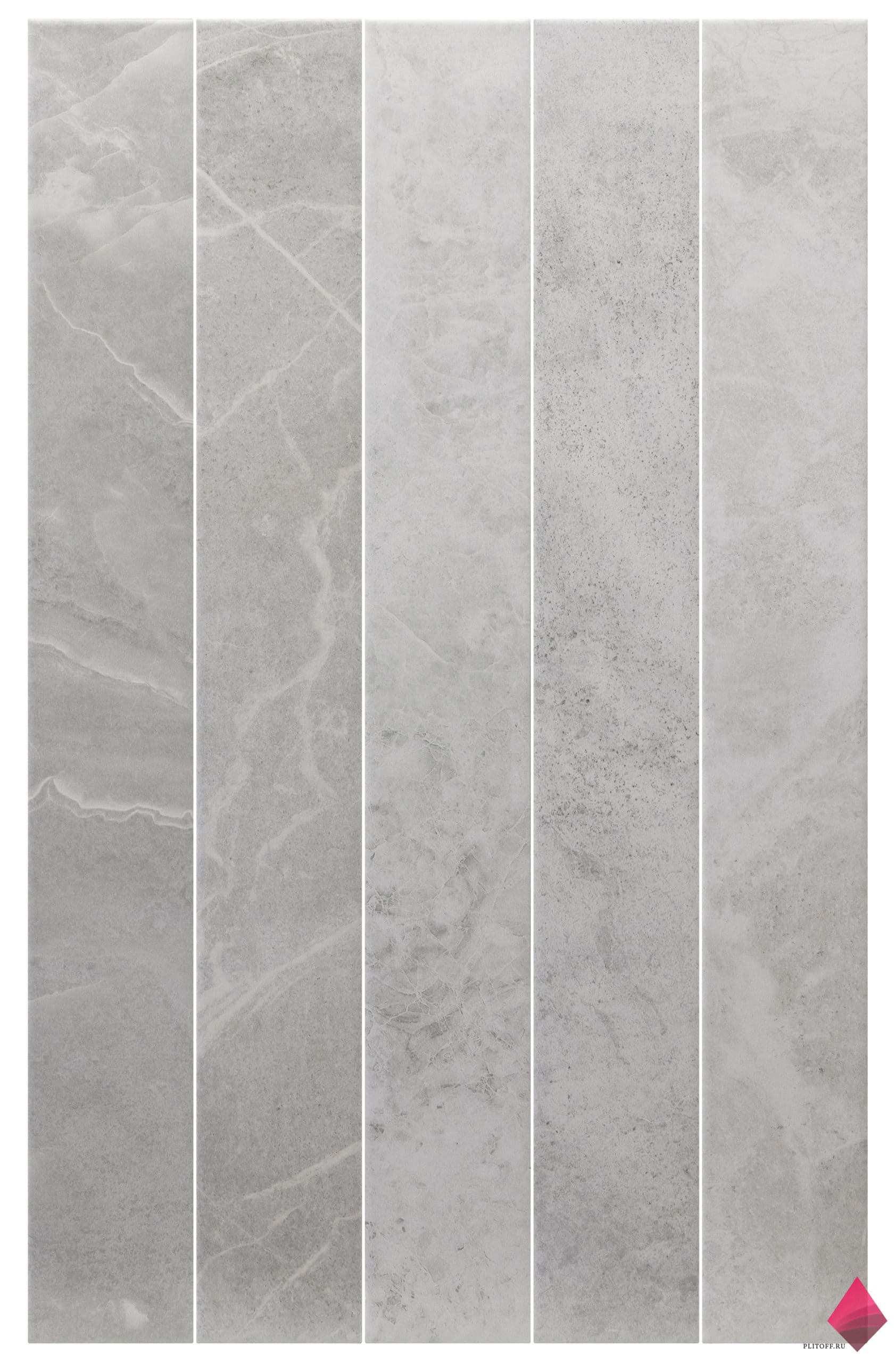 Marmoris Grey 7.5×60 Серая керамогранитная плитка