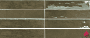 Оливковая плитка под кирпич