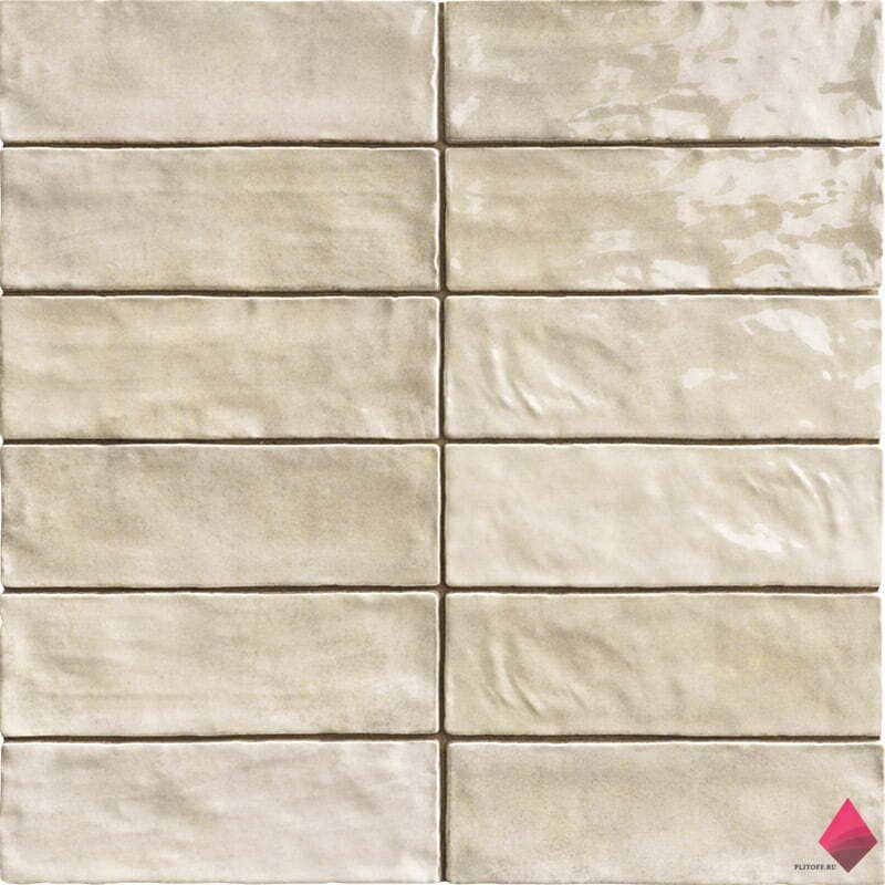 Бежевая плитка под кирпич