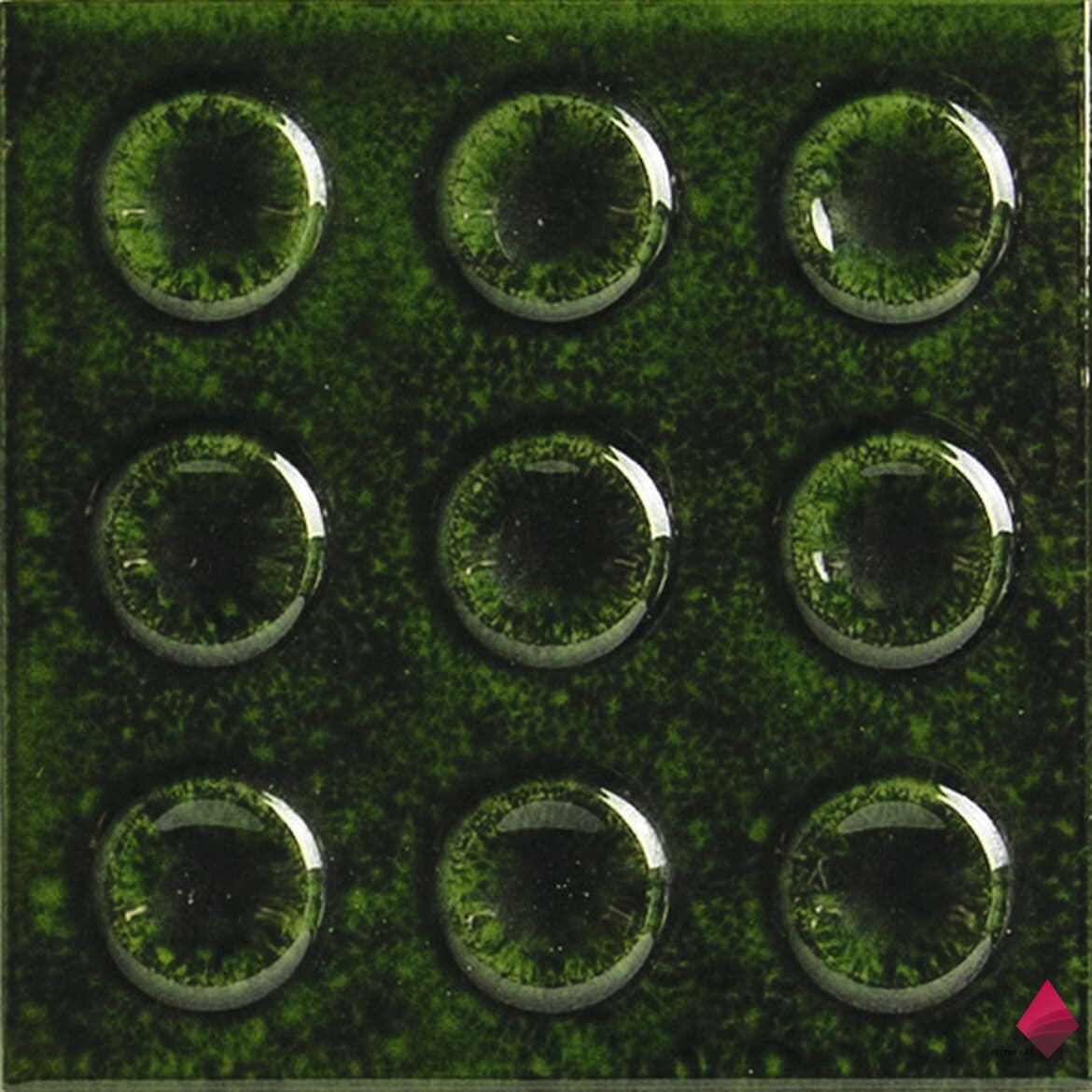 ACRUX EMERALD 10X10 Плитка настенная темно зеленая