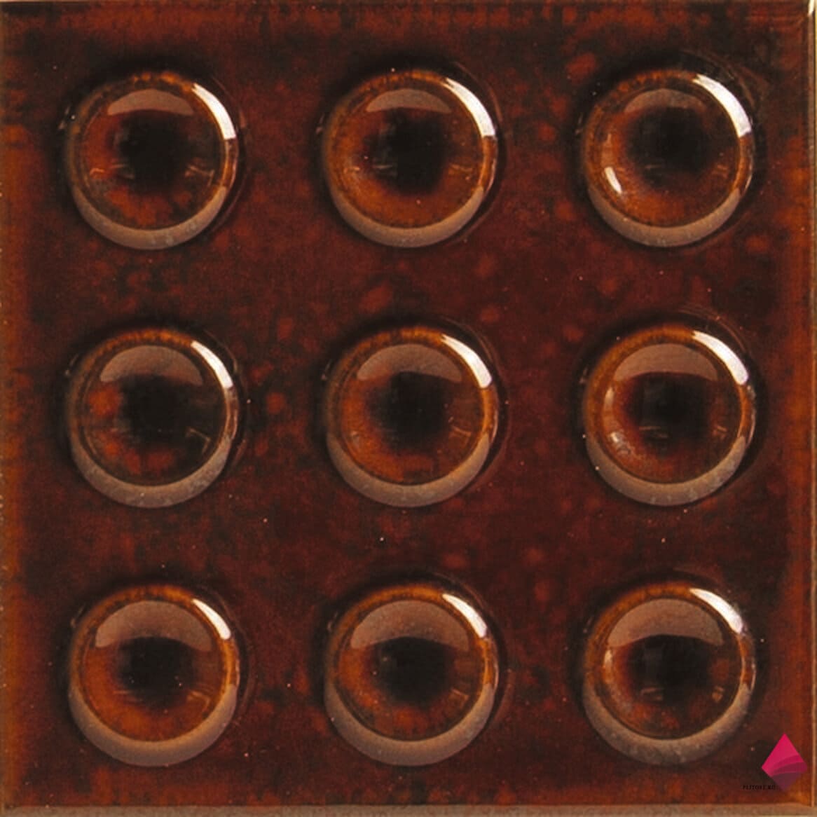 ACRUX GARNET 10X10 Плитка гранатового цвета фото