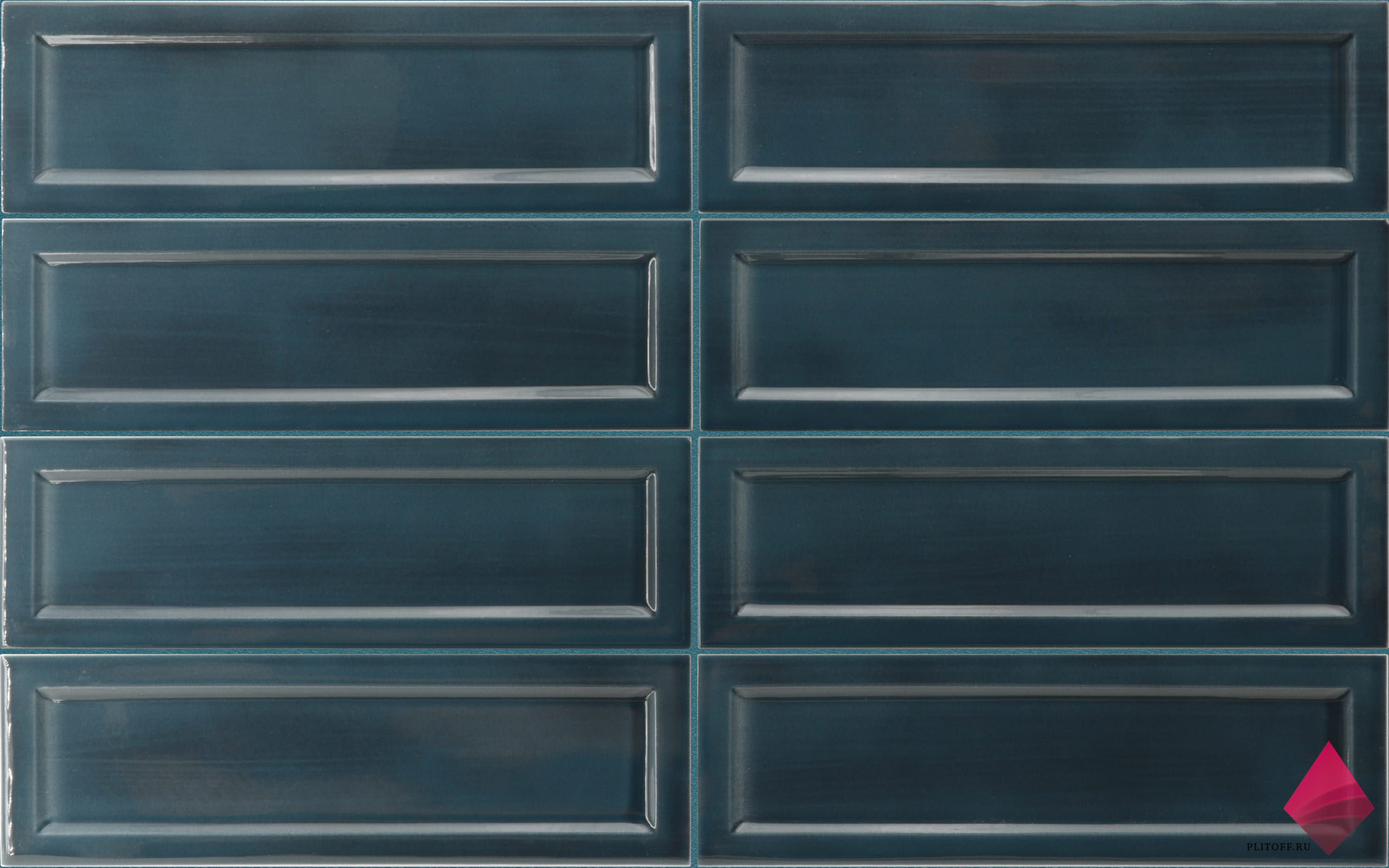 Island frame slate blue 6.5×20 Синий кабанчик для ванной