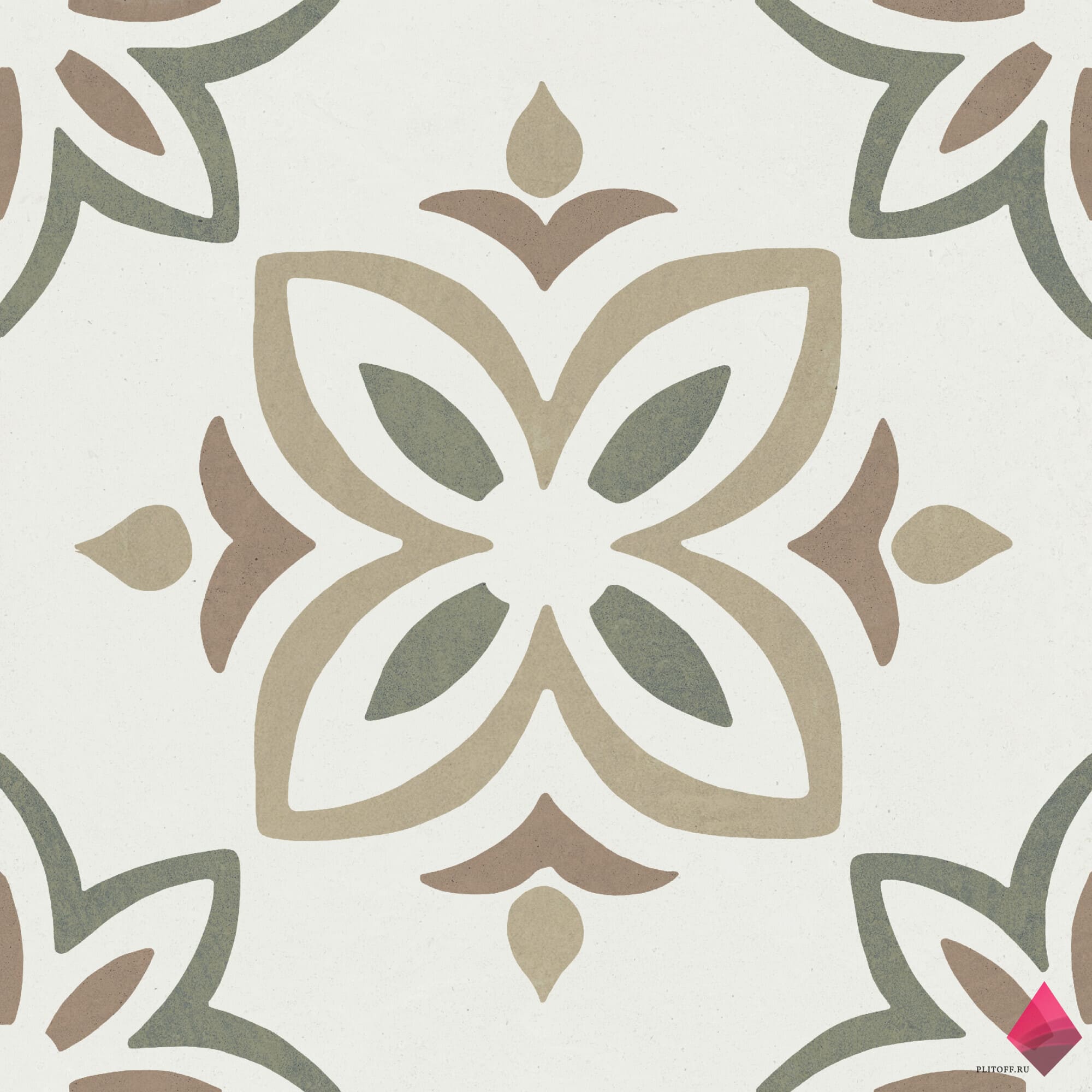 Напольный керамогранит с рисунком