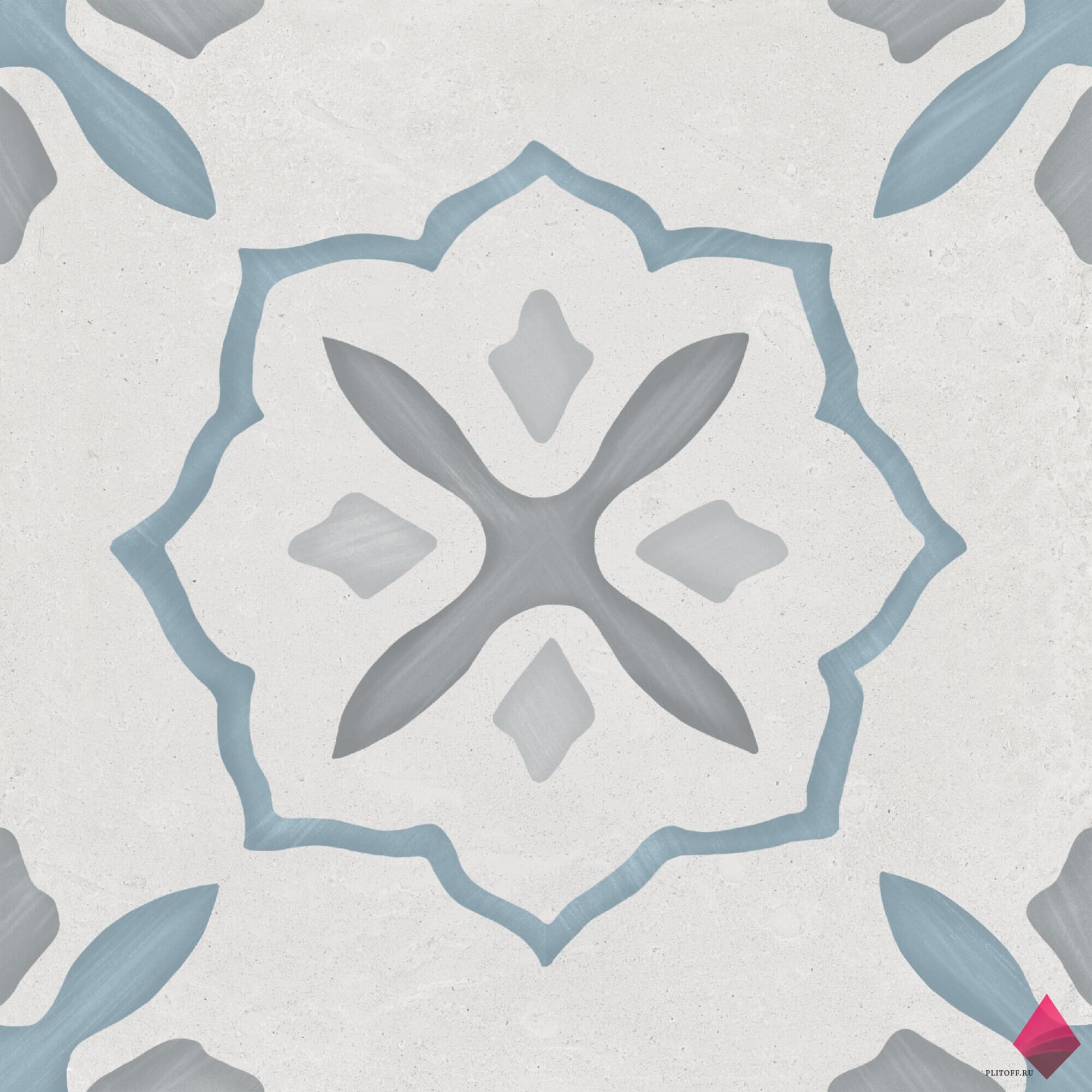 SIROCCO BLUE CROSS Керамогранитная плитка с рисунком