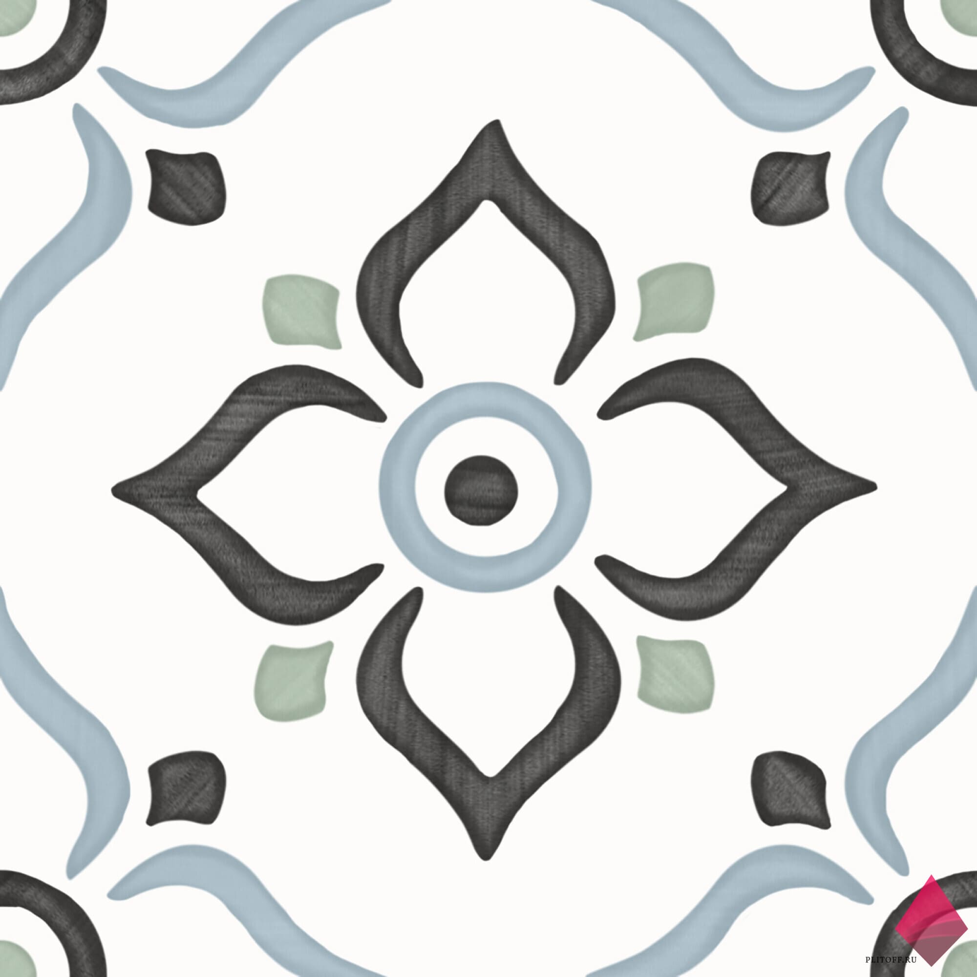 Плитка напольная с узором