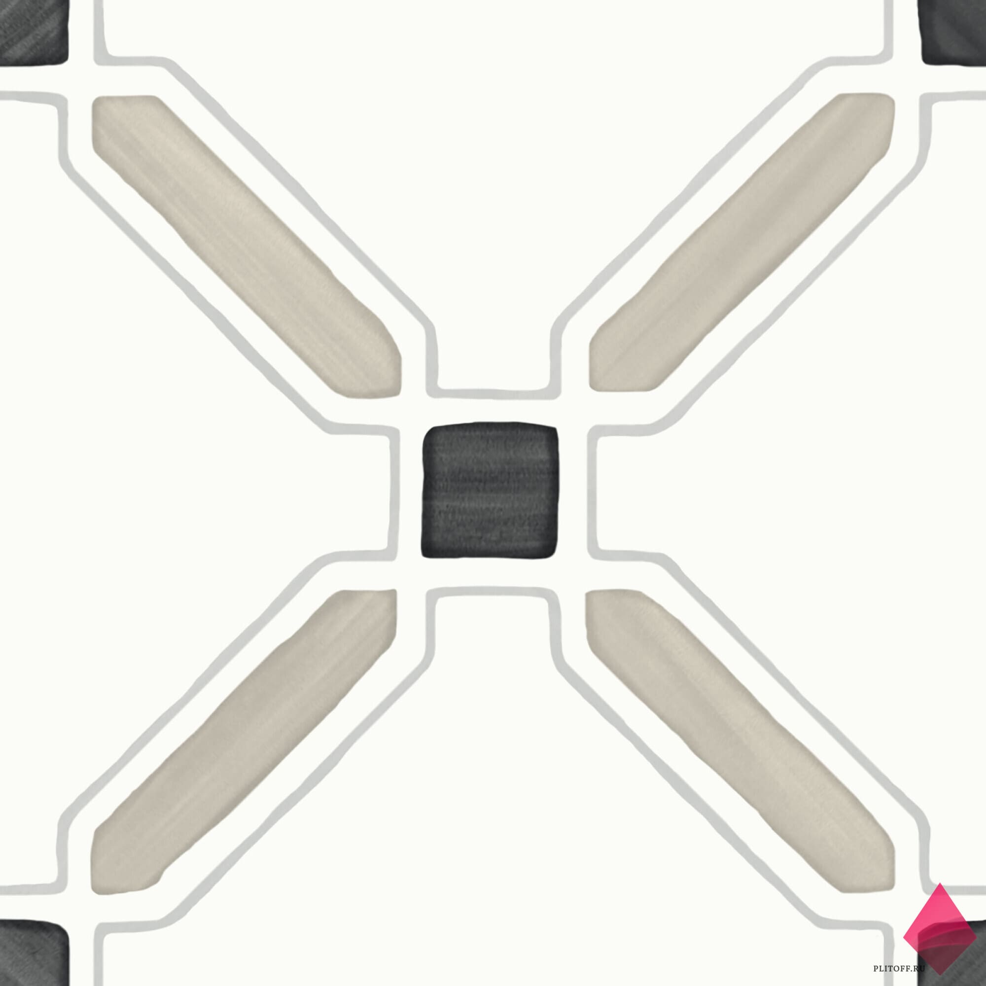 TANGER SAND CROSS 12X12 Маленькая плитка для пола