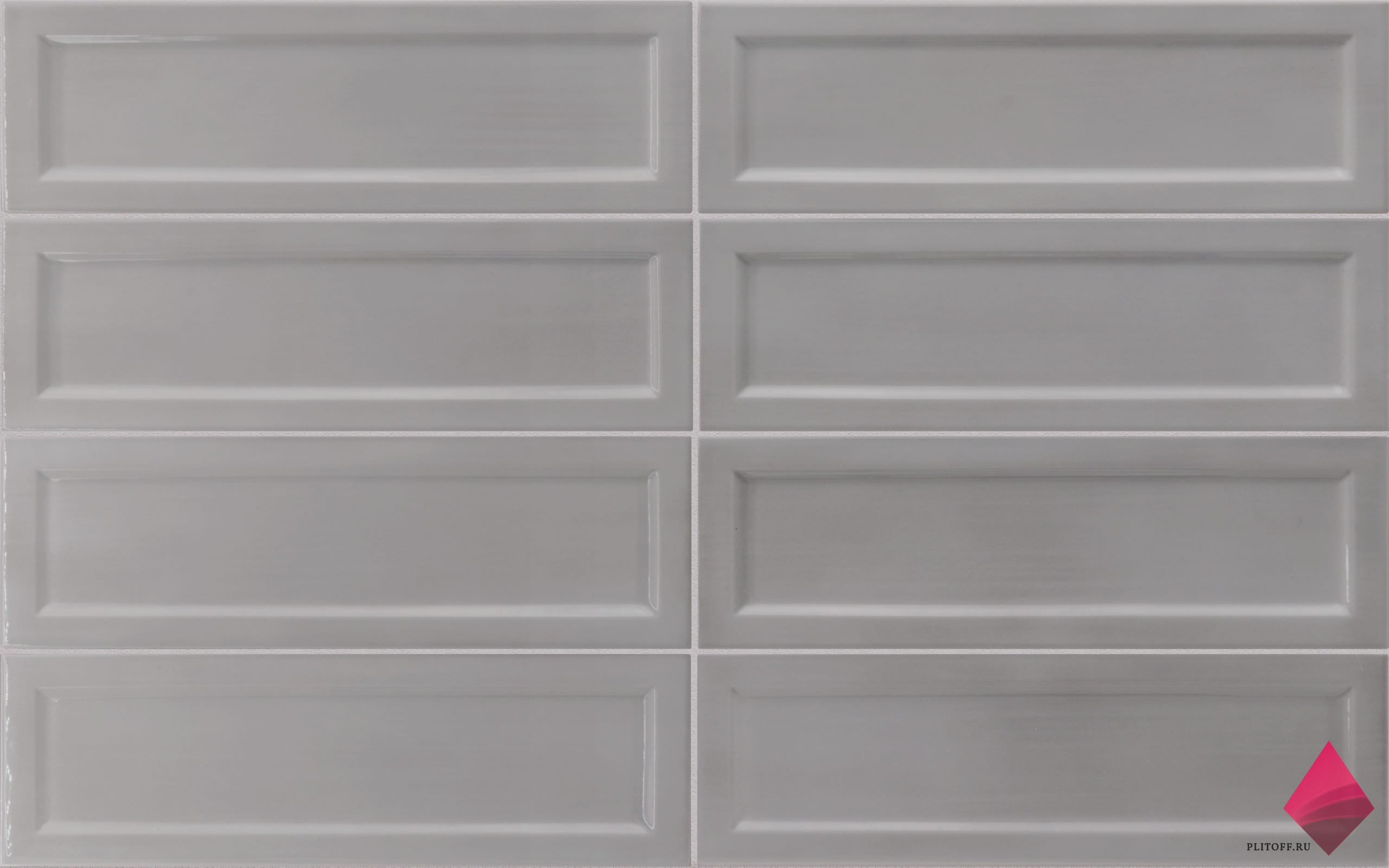 island frame silver 6.5×20 Серая плитка кабанчик фото