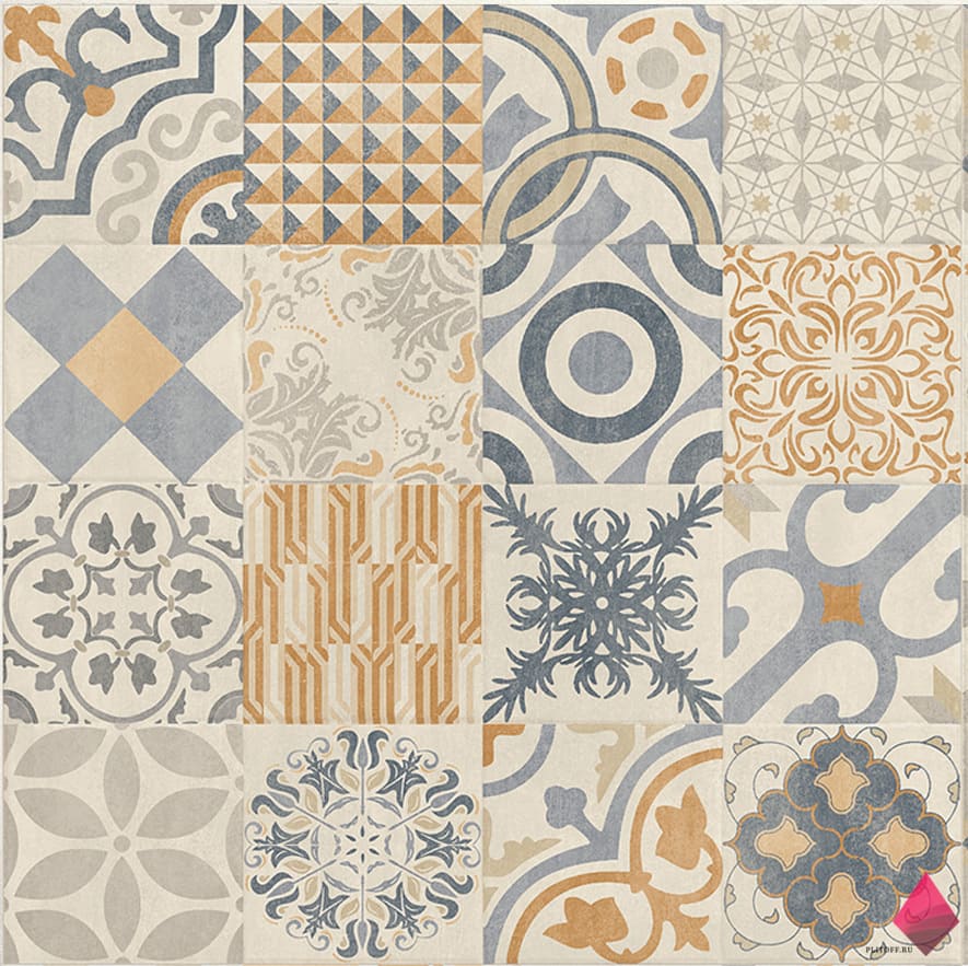 Плитка с рисунком для пола