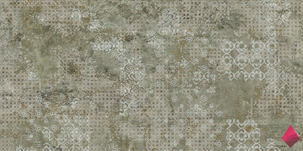 Зеленая плитка с рисунком фото