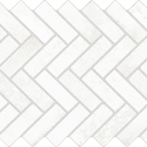 Белая плитка елочкой